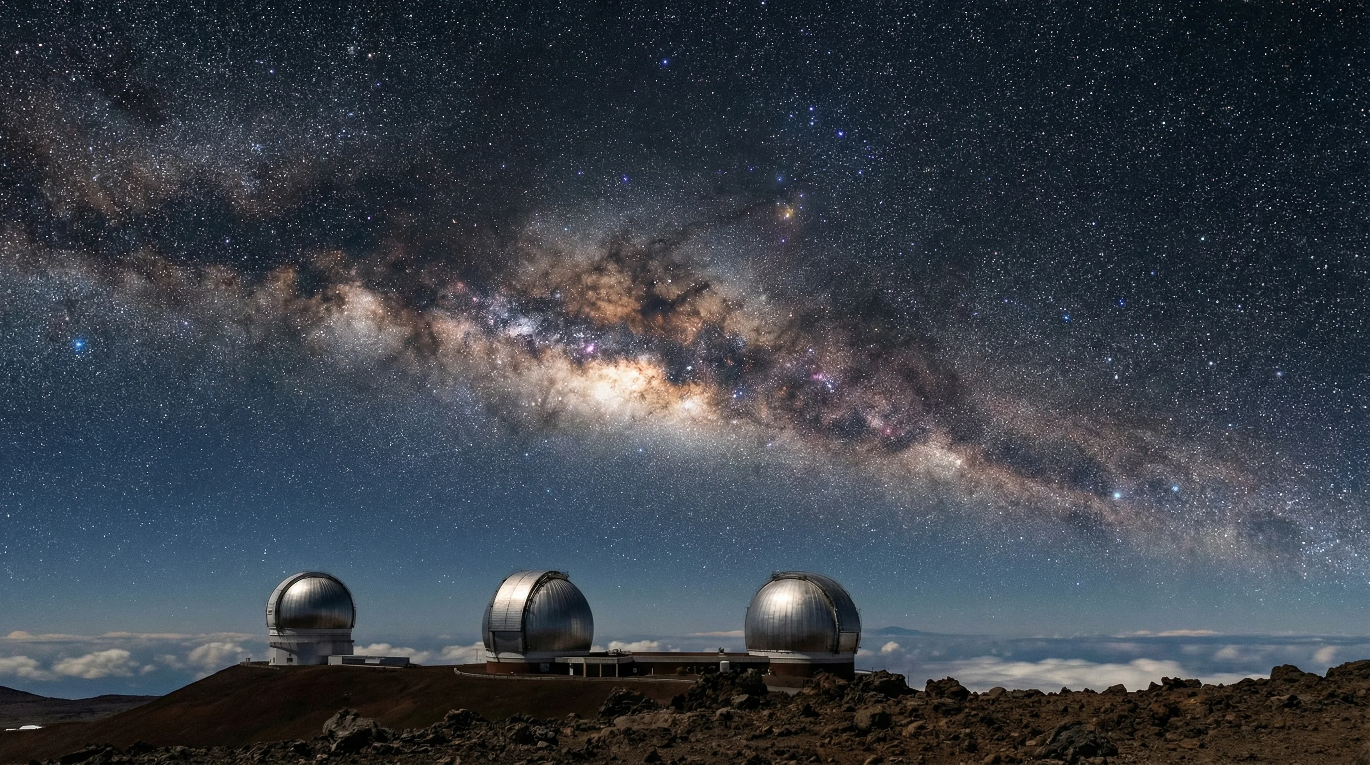 Mauna Kea stargazing guide - summit with Milky Way