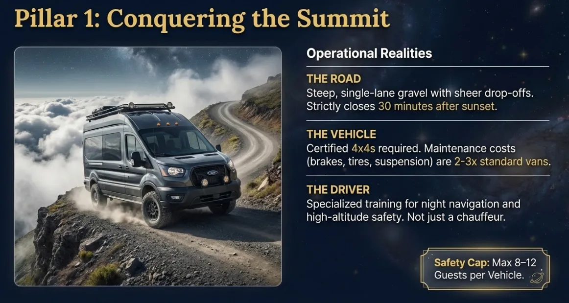 Mauna Kea Stargazing Tour 4x4 Safety Transport and Summit Logistics