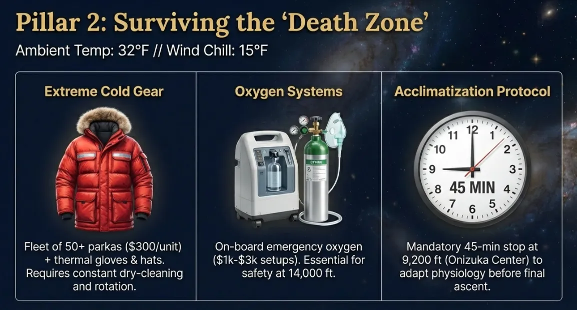 High Altitude Safety and Acclimatization Protocol for Mauna Kea Tours